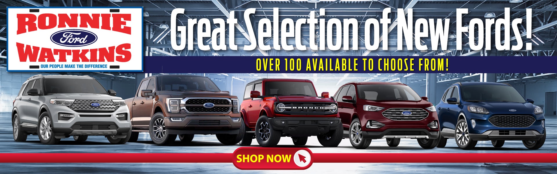 great selection of new fords!